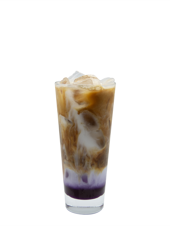 Ube Coconut Iced Latte Soğuk Kahve