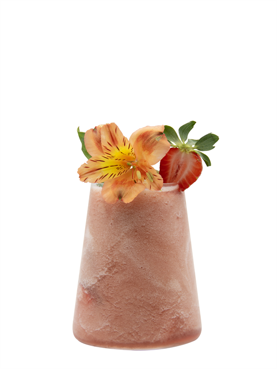 Frozen Strawberry Guava Mimosa Kokteyl