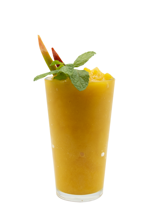 Mango Peach Smoothie Milkshake
