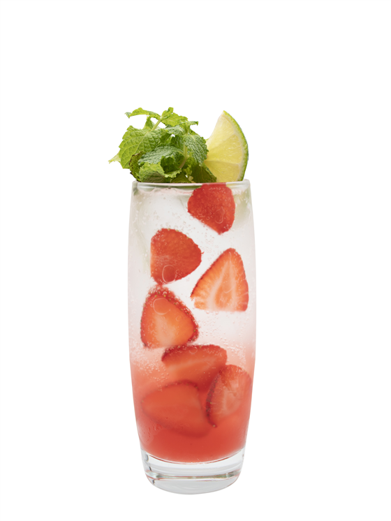 Strawberry Rose No-Jito Alkolsüz Kokteyl