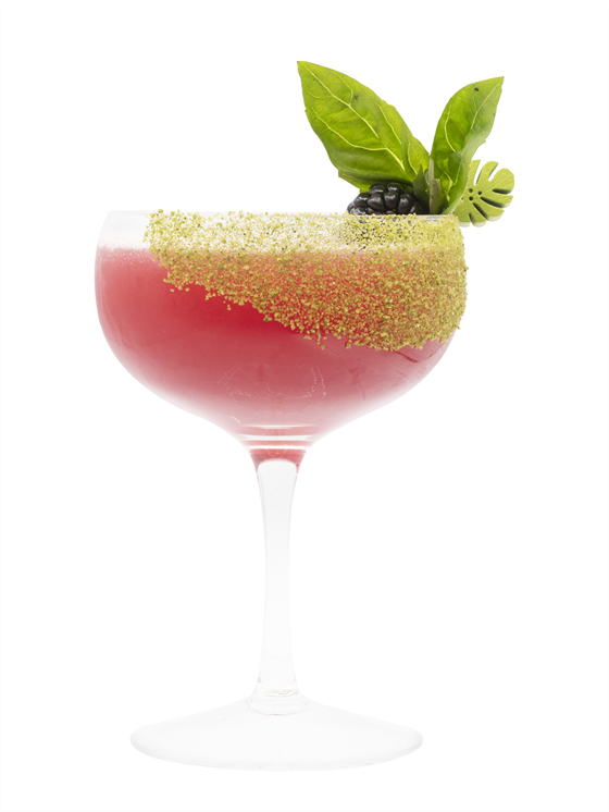 BLACKBERRY BASIL LEMONDROP Alkolsüz Kokteyl