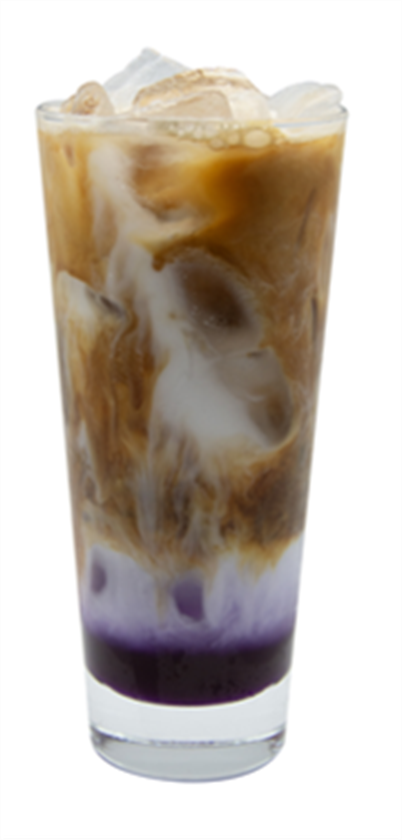 Ube Coconut Iced Latte Batch Soğuk Kahve