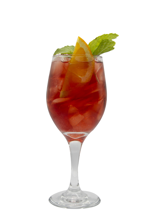 Cherry Spritz Mocktail Alkolsüz Kokteyl