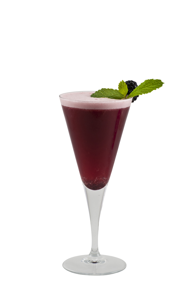 Wild Blackberry Mint Martini Kokteyl