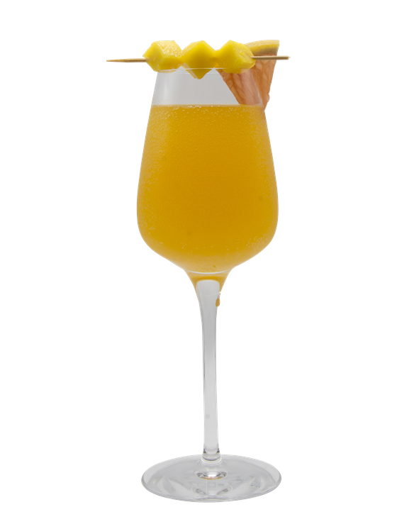 Mango Grapefruit Mimosa Kokteyl