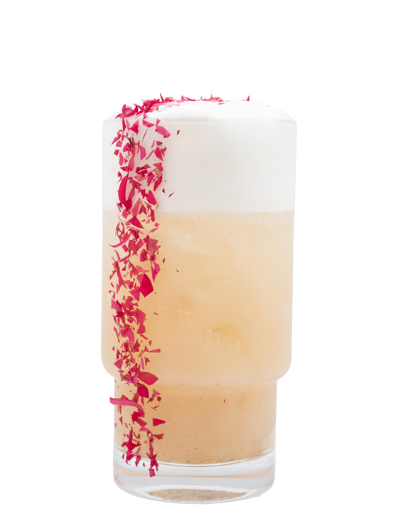 Rose & Cardamom Gin Fizz Kokteyl