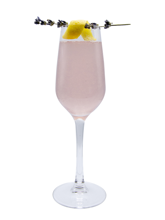 Lavender French 75 Kokteyl