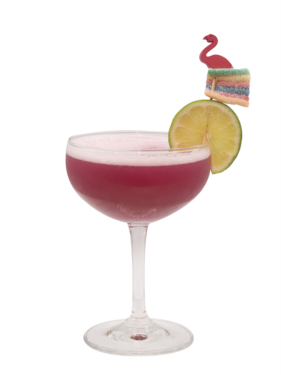 Pride Purple Flamingos Kokteyl
