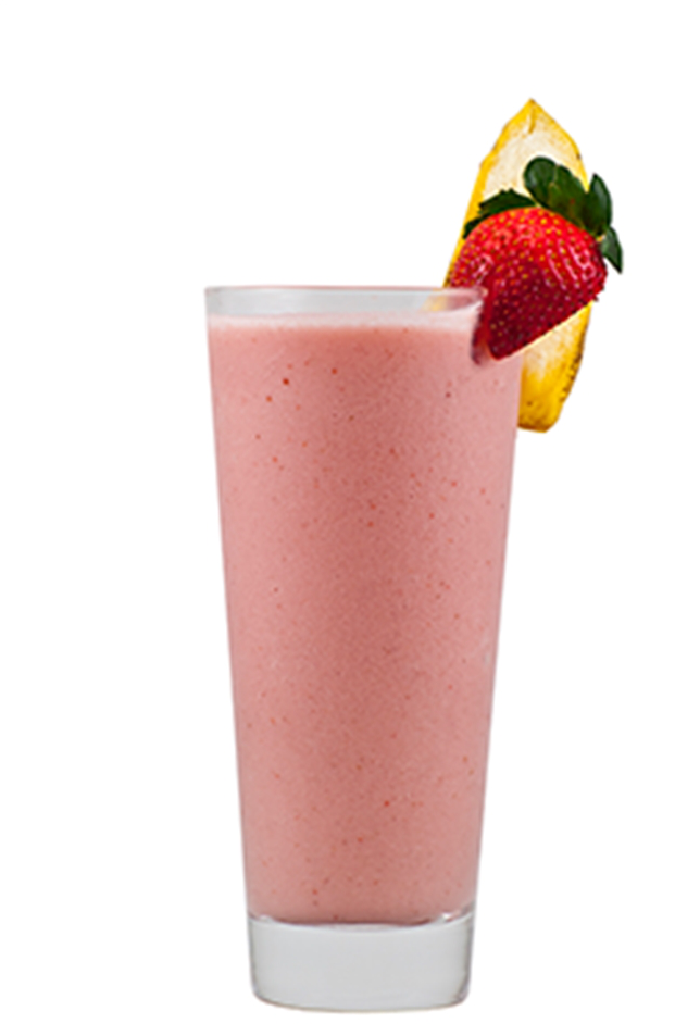 Strawberry Banana Yogurt Smoothie Milkshake