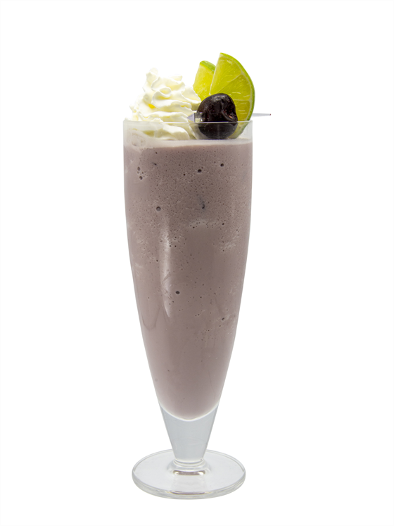 Black Cherry Lime Milkshake