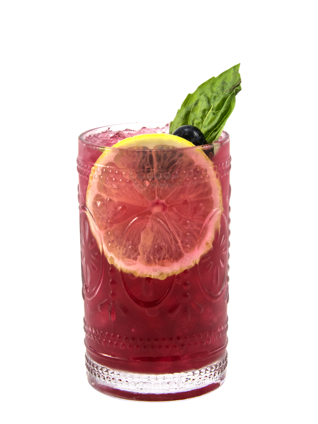 Blueberry Basil Sparkling Water Alkolsüz Kokteyl