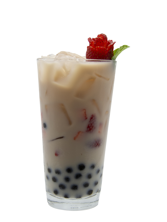 Strawberry Rose Milk Tea Alkolsüz İçecek
