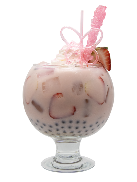 Mega Pink Berry Boba Tea Alkolsüz İçecek