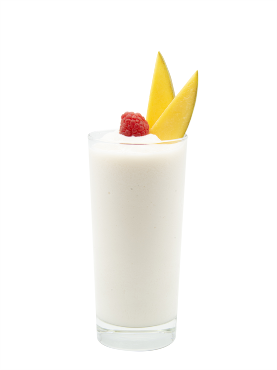 Raspberry Mango Almond Smoothie Milkshake