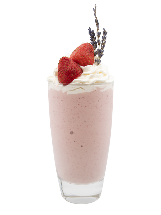 Lavender Strawberry Shake Milkshake