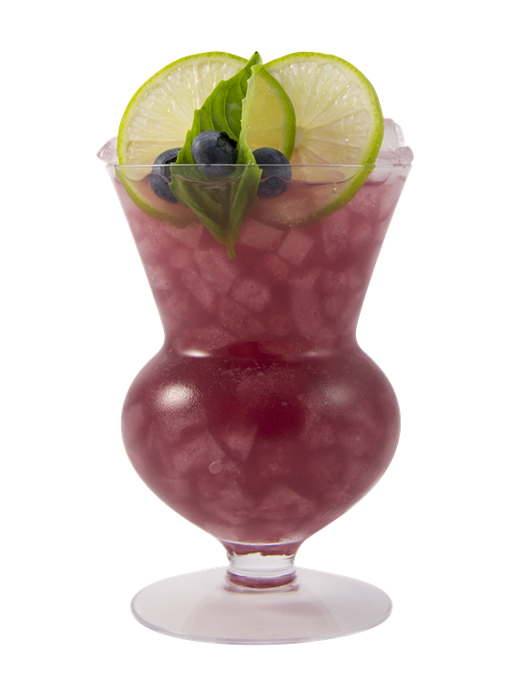 Blueberry Basil Sour Alkolsüz Kokteyl