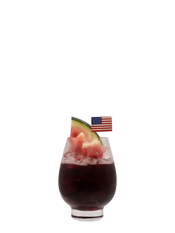 Backyard Watermelon Sangria Kokteyl