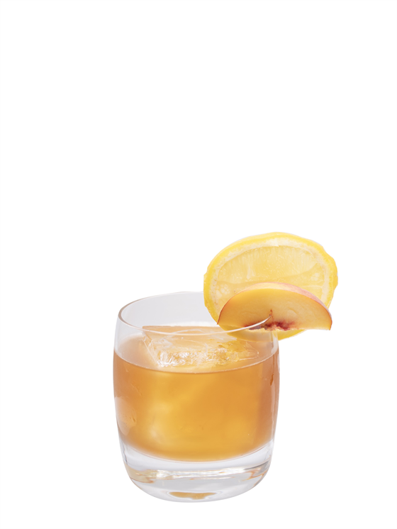 Spiced Peach Bourbon Palmer Kokteyl