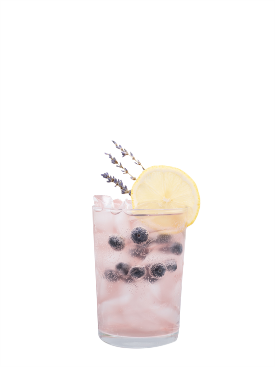 Lavender Glacier Blueberry Soda Alkolsüz Kokteyl