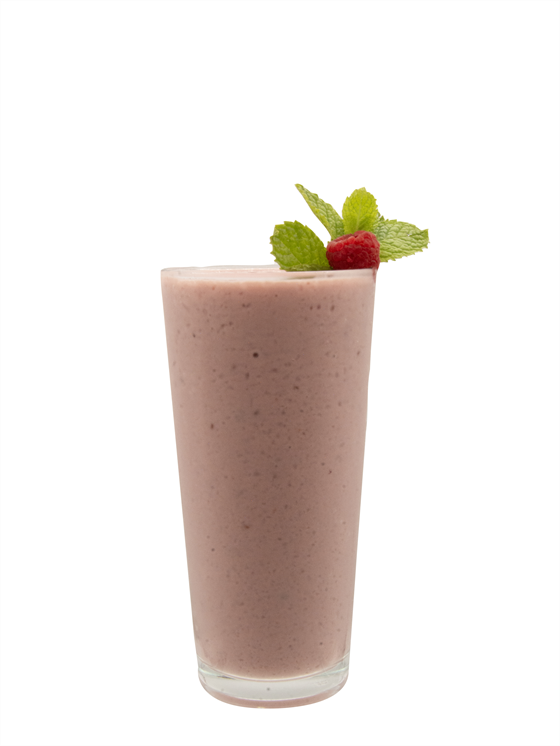 Raspberry Yogurt Smoothie Milkshake