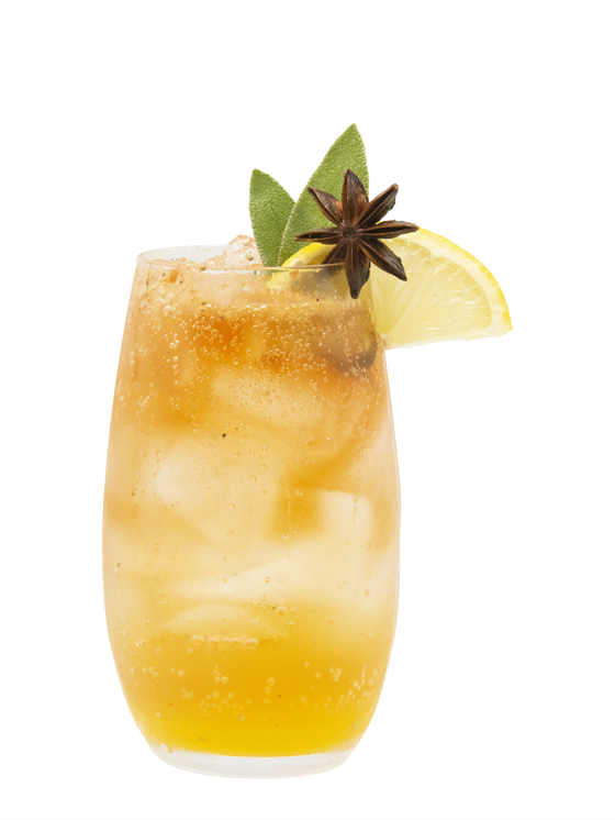 Golden Hour Mocktail Alkolsüz Kokteyl