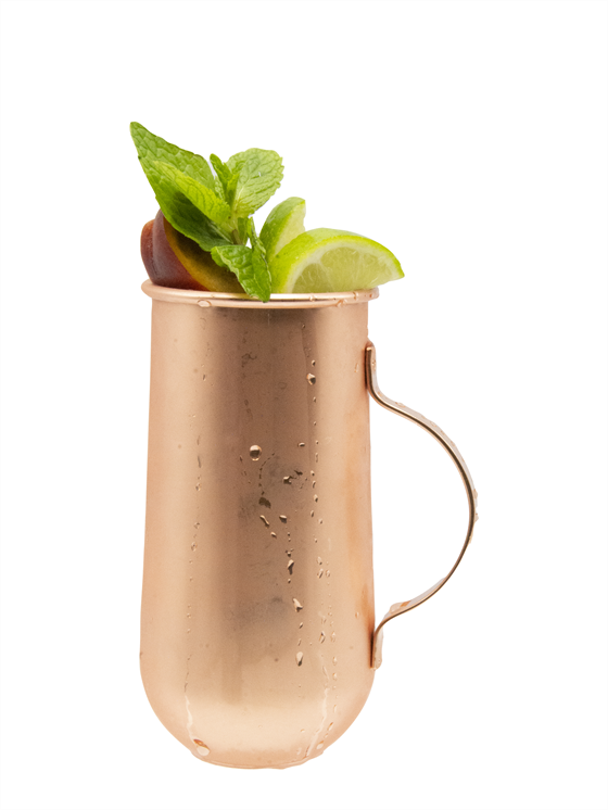 Peach Mule Mocktail Alkolsüz Kokteyl