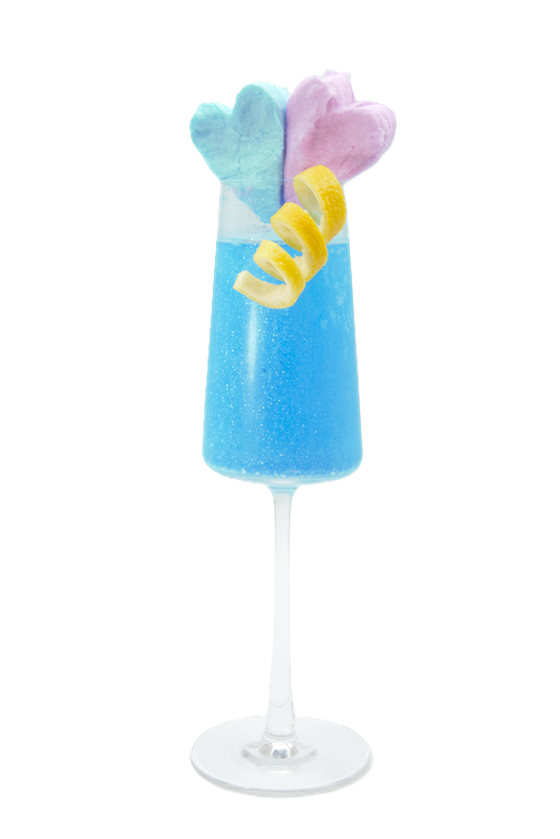 Candy Heart Spritz Mocktail Alkolsüz Kokteyl
