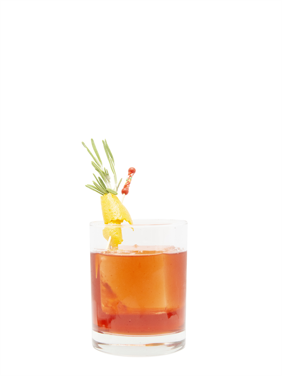 Cranberry Boulevardier Kokteyl