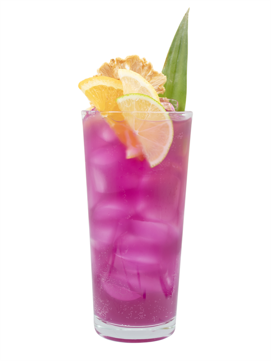 Purple Cactus Pear Pineapple Alkolsüz Kokteyl