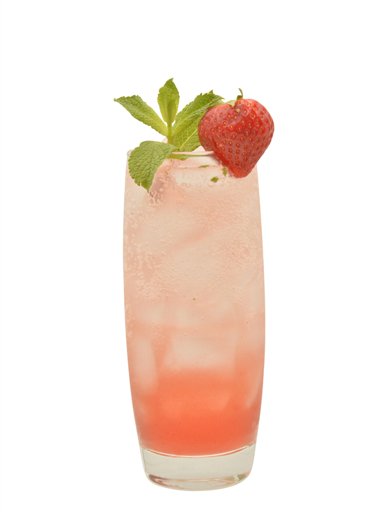 Strawberry Mint Soda Alkolsüz Kokteyl