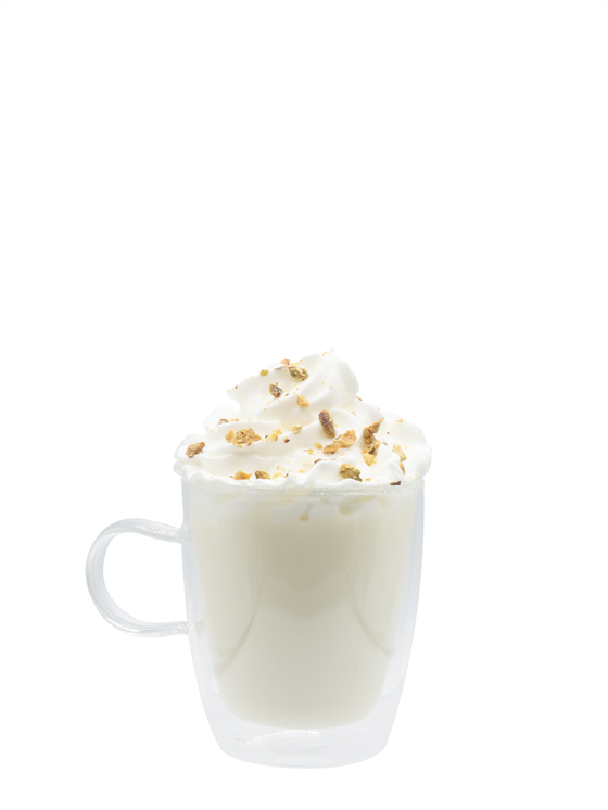 White Chocolate Pistachio Steamer Alkolsüz Kokteyl