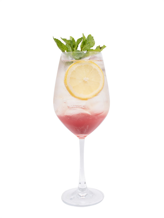 Hibiscus Hugo Spritz Kokteyl