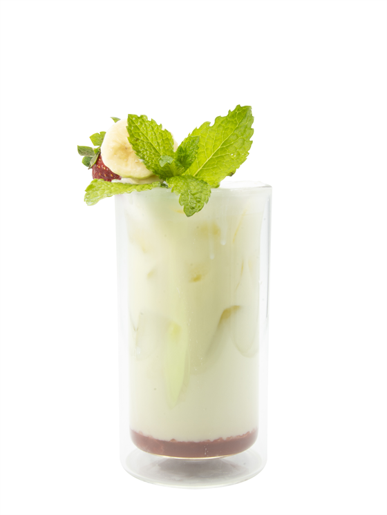 Strawberry Banana Matcha Alkolsüz İçecek