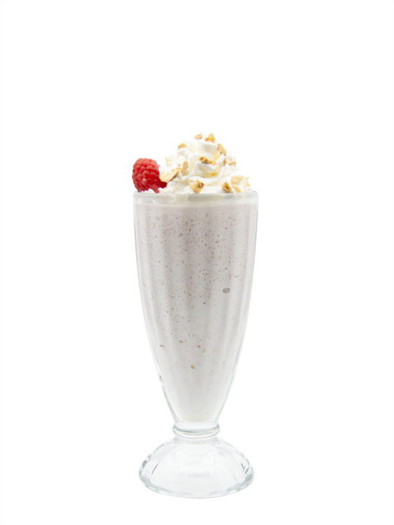 Raspberry and Oats Shake Milkshake