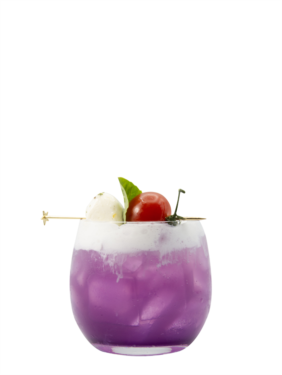 Ube Caprese Shrub Kokteyl