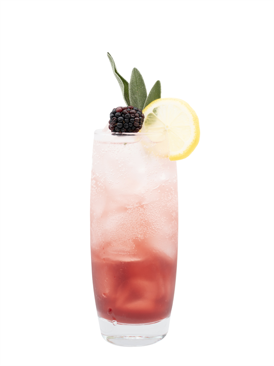 Blackberry Sage Soda Alkolsüz Kokteyl