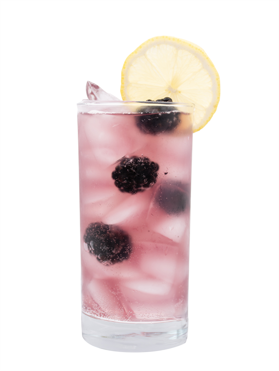 Sugar Free Berry Blue Blackberry Soda Alkolsüz Kokteyl