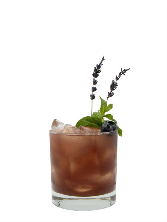 Blueberry Lavender Shrub Alkolsüz Kokteyl