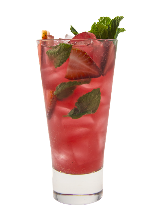 Watermelon & Strawberry Mint Soda Alkolsüz Kokteyl