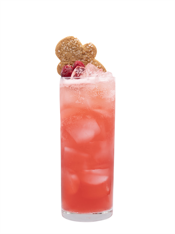 Gingerbread Berry Sparkler Alkolsüz Kokteyl