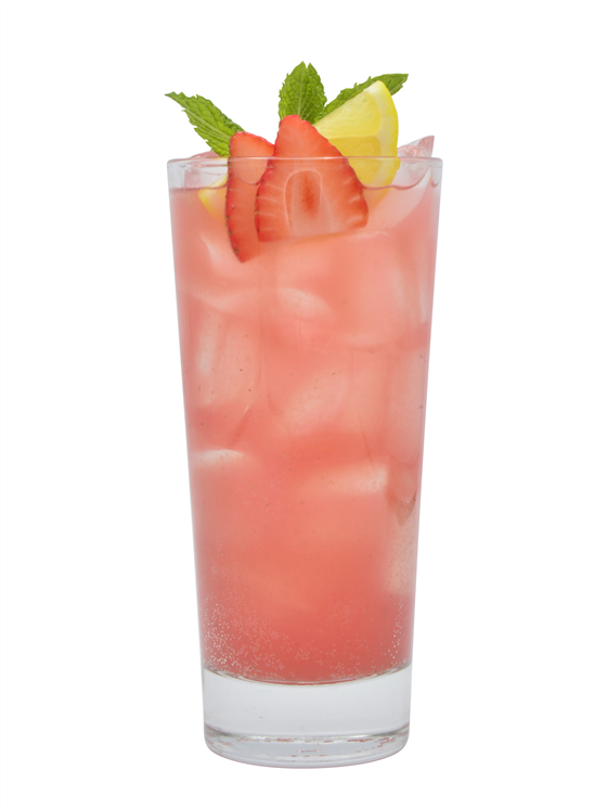 Spiked Strawberry Ginger Lemonade Kokteyl