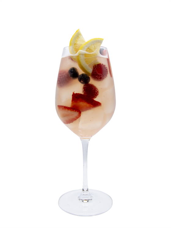 Lavender Sparkling Sangria Kokteyl
