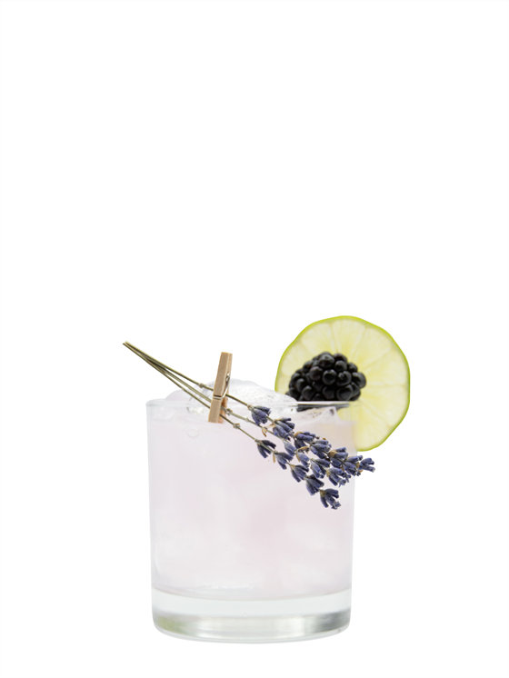Lavender Blackberry Skinny Rita Kokteyl