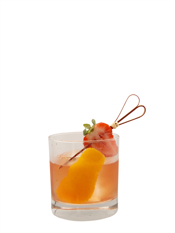 Strawberry Heart Coco Old Fashioned Kokteyl