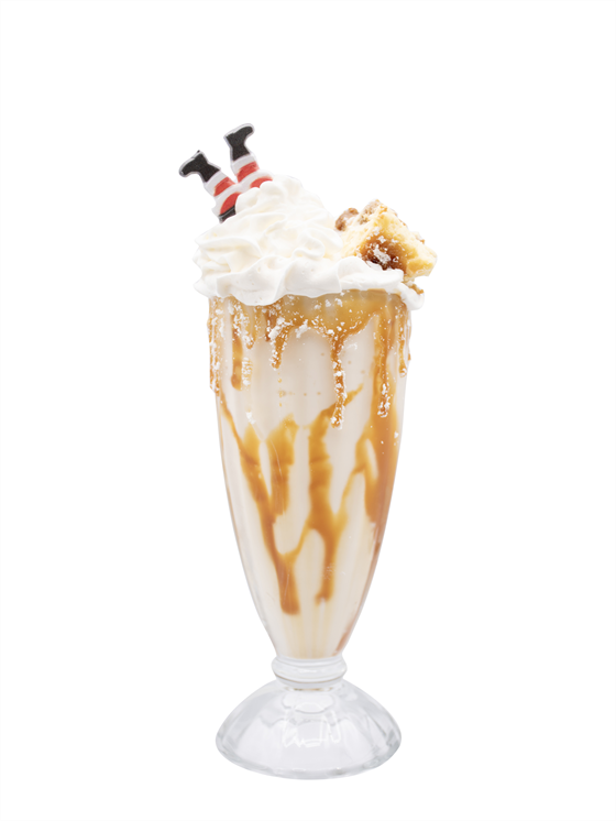 Christmas Creme Brulee Cheesecake Shake Milkshake