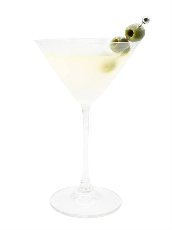 Infused Olive Oil Vodka Kokteyl