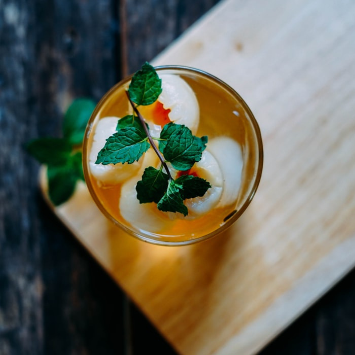 Lychee Buzlu Chai Çayı Alkolsüz İçecek