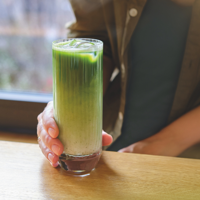 Matcha Fıstıklı Ve Mangolu Mocktail Alkolsüz İçecek
