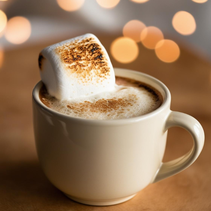Kızartılmış Hatmi Cappuccino Sıcak Kahve