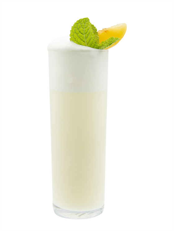 White Peach Gin Fizz Kokteyl